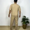 Pantalon et T-shirt Oversize en coton Lycra 270 GSM Simple Beig – Image 4